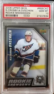 Upper Deck Sidney Crosby 2006 Alexander Ovechkin novato enfrentamiento #RSSCAO PSA 10 - Imagen 1 de 3