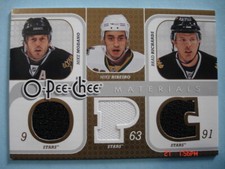 2008-09 OPC "Materials" Triple Jersey # 3M-MRR M.Modano, M.Ribiero & B.Richards!
