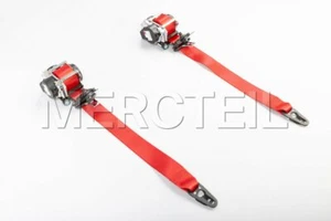 Mercedes-Benz Genuine AMG Red Seat PRE-SAFE Belts for AMG GT C190 coupe - Picture 1 of 3