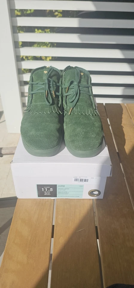 Diamond Supply Co. Ibn Jasper Diamond Supply Mens Sz 11.5  Sneakers green croc - Image 1 of 4