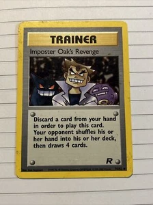 Pokemon Card WOTC: Imposter Oak's Revenge 76/82 - Team Rocket. Played Condition - Picture 1 of 2