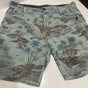 RIPCURL Mens Size US 34 Mirage Coastal Beach Island Board Shorts Blue - Picture 1 of 7