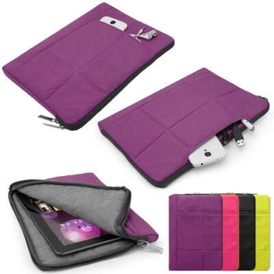 Soft Tablet Sleeve Pouch Case Zip Bag For 11" iPad Pro M4/Samsung Galaxy Tab S9 - Image 1 of 4