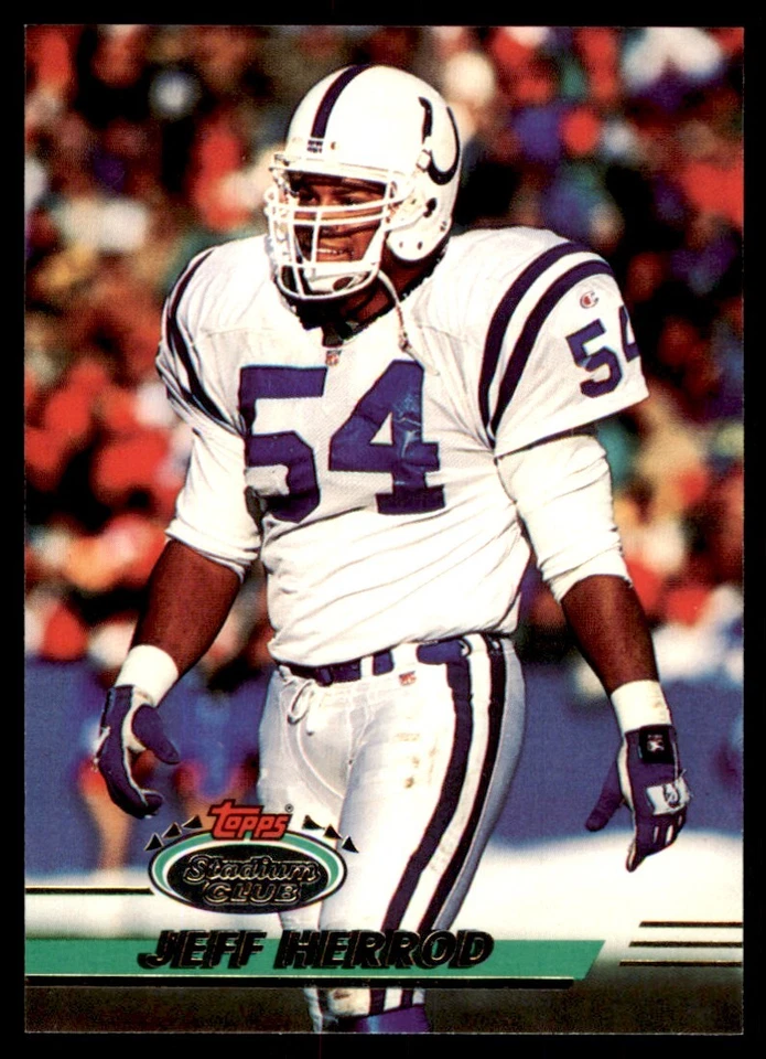 1993 STADIUM CLUB. JEFF HERROD INDIANAPOLIS COLTS #67 - Image 1 of 2