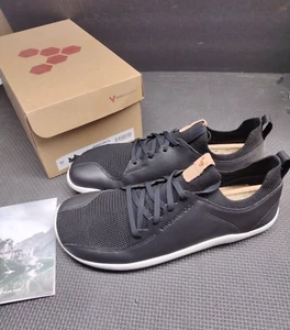 Vivobarefoot Primus Tejido M Cuero Negro 300100-01 Para Hombre Talla EU 43 US 10 NUEVO - Imagen 1 de 17