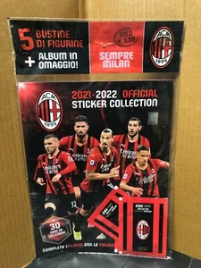 MILAN 2021/22 ALBUM VUOTO + 5 BUSTINE FIGURINE SIGILLATO NUOVO - Picture 1 of 2