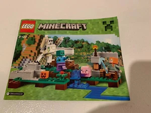 Lego Minecraft Manual de Instrucciones 21123 Solo Manual - Imagen 1 de 4