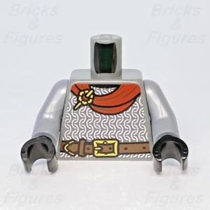 LEGO® Castle Black Falcon Knight Torso Minifigure Part Chain Mail Red Cape BAM - Picture 1 of 4