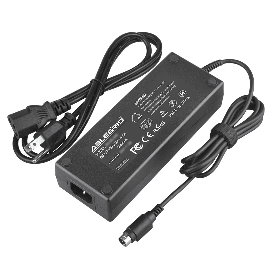 24V 5A AC Adapter Charger for Effinet EFL-2202W FY2405000 LCD Monitor 4 pin Tip - Image 1 of 4