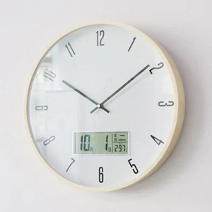 DIY LCD Display Wall Clock with Temperature Sensor and Calendar Functionality - Picture 1 of 9