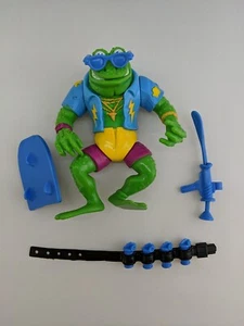 Dschingis Frosch 100% Komplett 1989 Teenage Mutant Ninja Turtle Vintage Playmates - Bild 1 von 4