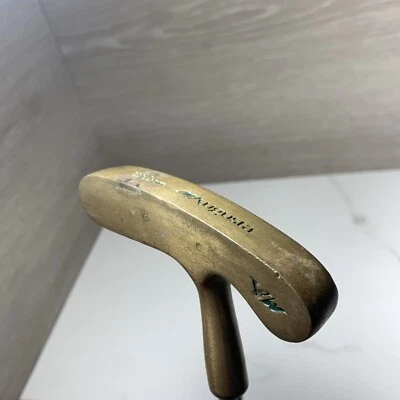 Wilson Augusta 2-Way RH LH Brass Blade Putter Golf Club 35" - Image 1 of 4