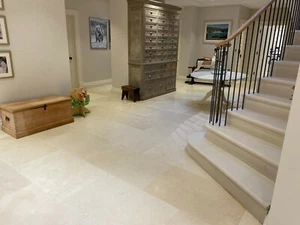 Cathedral Classic Cream Tumbled Limestone tiles and stone flooring - Picture 1 of 14