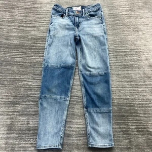 Abercrombie & Fitch Kids Jeans Sz 9/10 Youth High Rise Mini Mom Jean Blue Denim - Picture 1 of 11