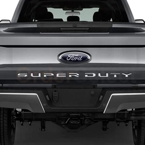 2025 For Ford F-250 F-350 F-450 SUPER DUTY Tailgate Rear Vinyl Chrome Letters - Picture 1 of 4
