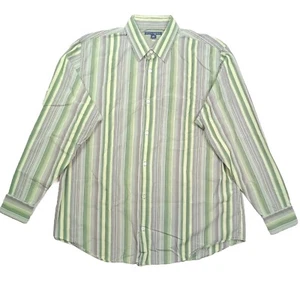 Banana Republic Mens Shirt Size XL Casual Button Down 100% Cotton Green Office - Picture 1 of 10