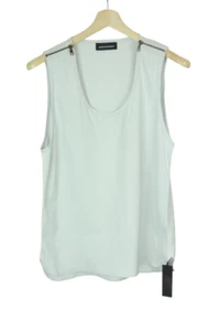 Diesel Black Gold Ciasket Tank Top Bluse Damen Eu 42 Ärmellos Hellblau - Bild 1 von 8