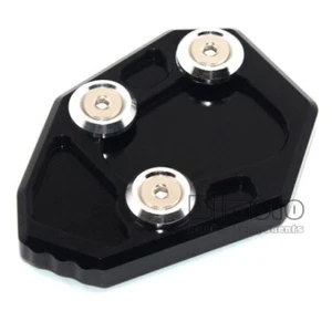 Black CNC Side Stand Enlarge Plate for BMW S1000RR 2010-2014 - Picture 1 of 4