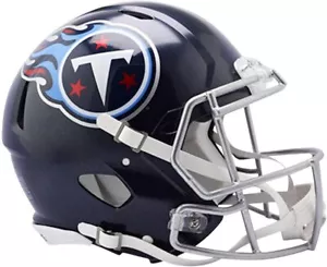 NFL Tennessee Titans Football Authentique Complet Taille Vitesse Casque - Photo 1/2
