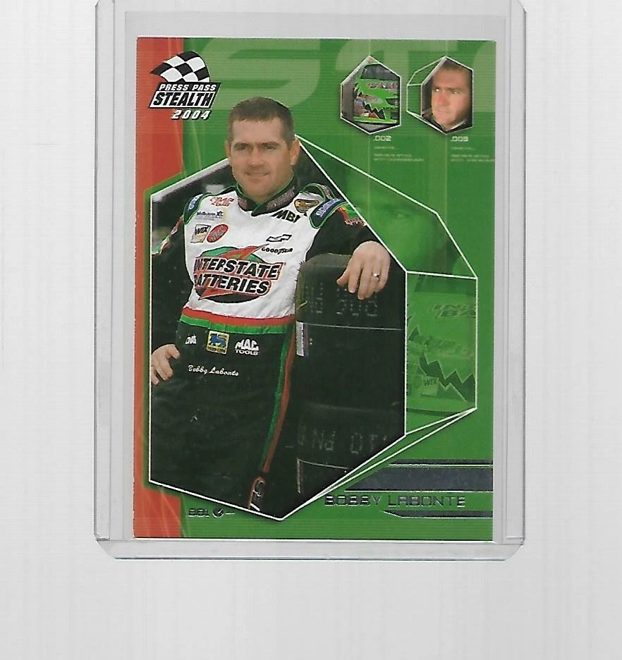 2004 PRESS PASS STEALTH RACING BOBBY LABONTE #40 - Image 1 of 1