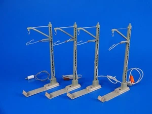 MÄRKLIN - 7009 / 7012 - 4x Anschlussmasten - Oberleitung /(28)/ - Bild 1 von 1