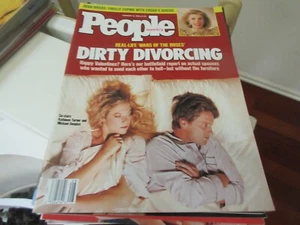 Kathleen Turner Michael Douglas , Dirty Divorcing , People Magazine Feb 19 1990 - Picture 1 of 1