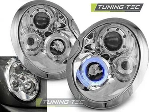 SCHEINWERFER FRONTSCHEINWERFER MINI COOPER 05.01-10.06 ANGEL EYES CHROM - Bild 1 von 1