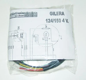 IMPIANTO ELETTRICO ELECTRICAL WIRING GILERA 124/150 4V   SCHEMA ELETTRICO - Picture 1 of 1