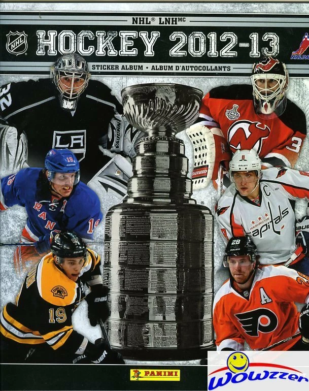 2012/13 Panini Hockey HUGE 72 Page Sticker Collectors Album w/10 Bonus Stickers!