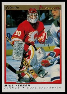 1990-91 O-Pee-Chee Premier Mike Vernon Calgary Flames #126 - Picture 1 of 2