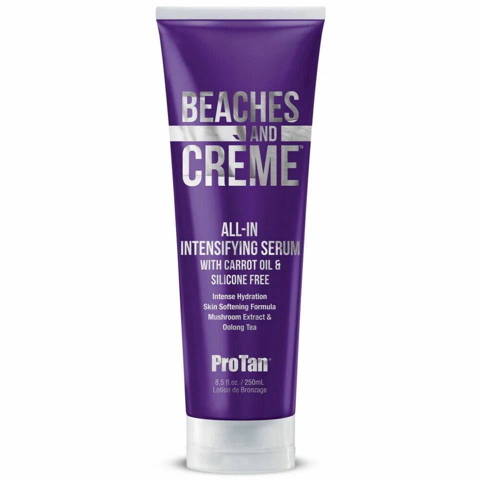 PRO TAN BEACHES & CRÈME ALL-IN-SERUM PRO TAN BEACHES & CRÈME ALL IIN SERUM SUNBED TANNING LOTION CREAM +CARROT OIl