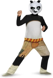 Po Classic Kung Fu Panda Movie Bear Animal Fancy Dress Halloween Child Costume - Picture 1 of 12
