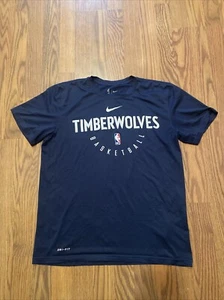 Minnesota Timberwolves Nike Dri Fit Medium T Shirt - Picture 1 of 3
