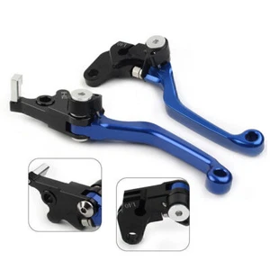 Palancas de freno de embrague pivotante CNC para Suzuki DRZ400S DRZ400SM DRZ400E 2000-2022 AZUL - Imagen 1 de 6