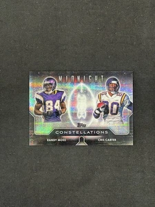 2024 Topps Midnight Constellations #C-1 Randy Moss Cris Carter - Imagen 1 de 2