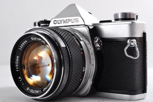 Olympus OM-1 Silver w/G.Zuiko Auto-S 50mm f1.4 Lens [Exc+4] Japan / 1560H#8 - Picture 1 of 18
