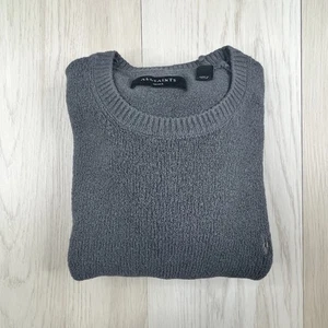 All Saints Olnar Crewneck Pullover Sweater Herren Größe S Small Grau - Bild 1 von 11