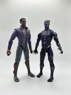 Lote Marvel Legends Avengers Infinity War Pantera Negra e T’Challa como Senhor das Estrelas - Imagem 1 de 4