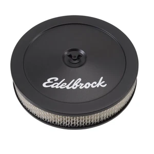 Edelbrock for Air Cleaner Pro-Flo Series Round Steel Top Paper Element 10In Dia - Bild 1 von 5