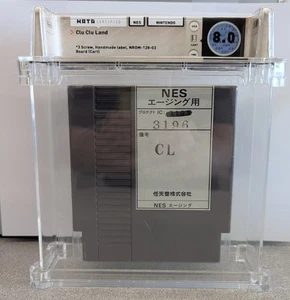 Clu Clu Land Test Cartridge Graded WATA 8.0 NES sehr selten - Bild 1 von 2