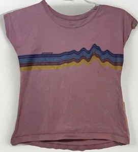 Patagonia Girls Regenerative Organic Certified Cotton Graphic T Shirt Small 7/8 - Picture 1 of 8