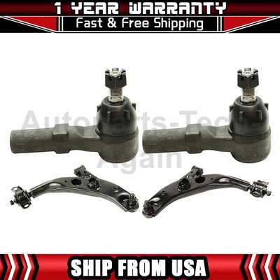 Brazo de control de extremo de barra de amarre delantera 4 Mevotech para Ford Probe 1993-1997 Foto 1 de 4