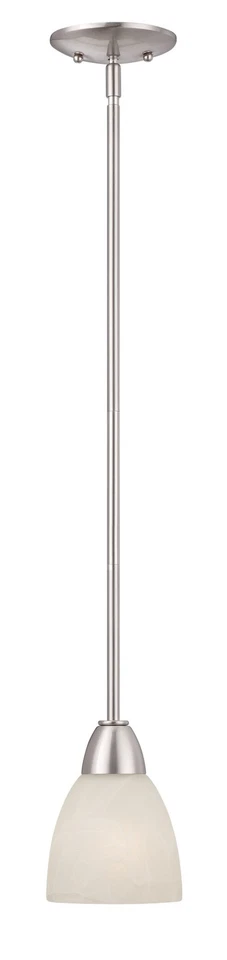 Mini colgante Designers Fountain 15005-MP níquel Torino 1 luz Foto 1 de 1