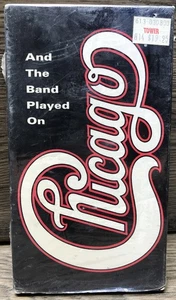 CHICAGO And The Band Played On (VHS 1992) Robert Lamm $19.95 TOWER Price Tag - Picture 1 of 4