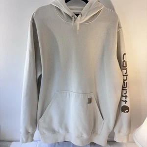 Sudadera con Capucha Carhartt Crema K288 Para Hombre Talla XL Bronceada Manga Larga Logo Marrón Logo - Imagen 1 de 10
