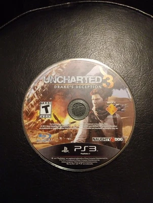 Uncharted 3 Drake's Deception Ps3 Game Disc Only Tested Working - Image 1 of 2
