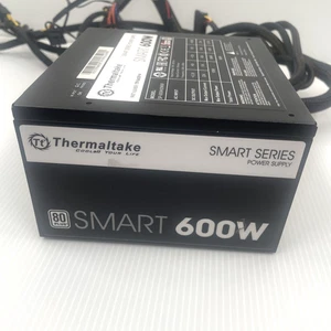 Thermaltake Smart 600W Power Supply SP-600AH2NKW 80 Plus ATX PSU Cables *TESTED - Picture 1 of 9