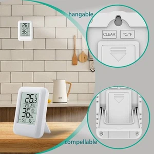 Digital Display Humidity Monitor Celsius Fahrenheit Switch For Home Use - Picture 1 of 12