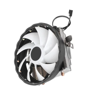 CPU Air Cooler Dual Heatpipes LED Light CPU Radiator Fans For 1150/1151/1 FY - Afbeelding 1 van 22