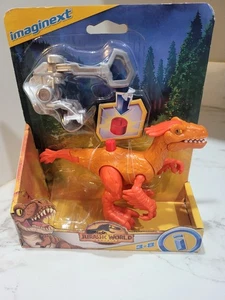Imaginext Jurassic World Dominion - "Pyroraptor" Dinosaurier mit Geschirr Neu  - Bild 1 von 6